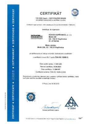  ČSN EN ISO 15085-2  1.str